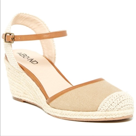 Abound Shoes - Abound Simone Wedge Espadrille in Tan